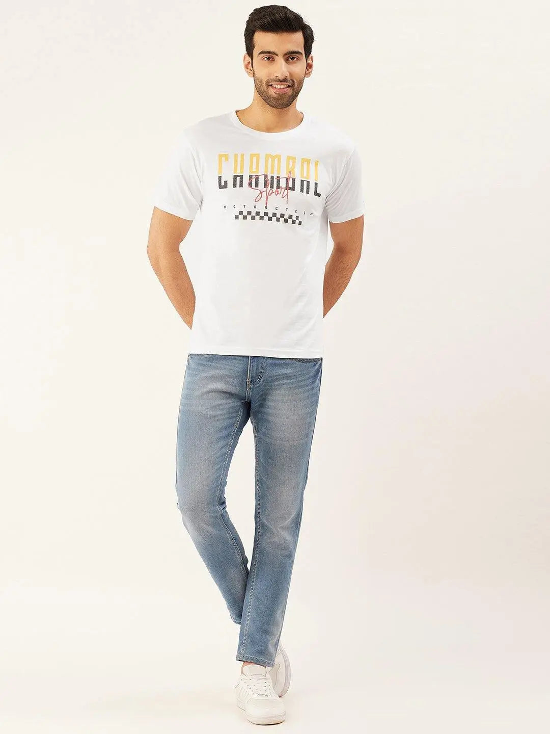 Chambal Sports White T-Shirt - The Chambal