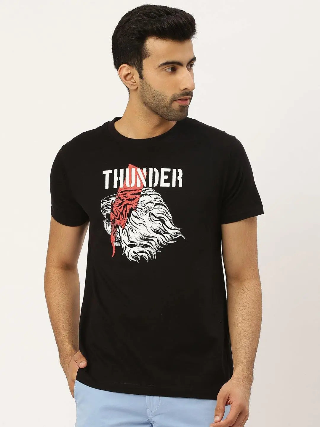 Thunder Black T-Shirt - The Chambal