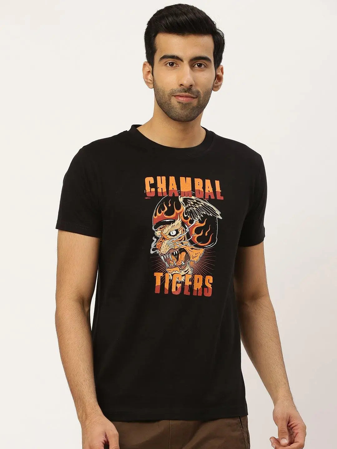 Chambal Tigers Black T-Shirt - The Chambal