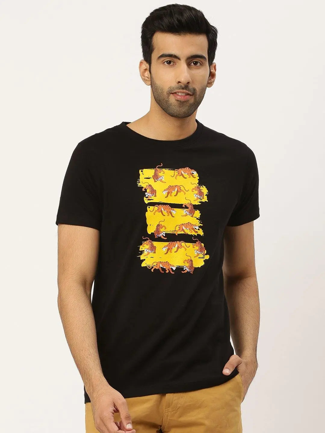 Tigers Black T-Shirt - The Chambal