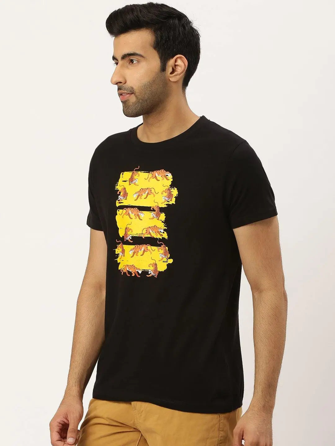 Tigers Black T-Shirt - The Chambal