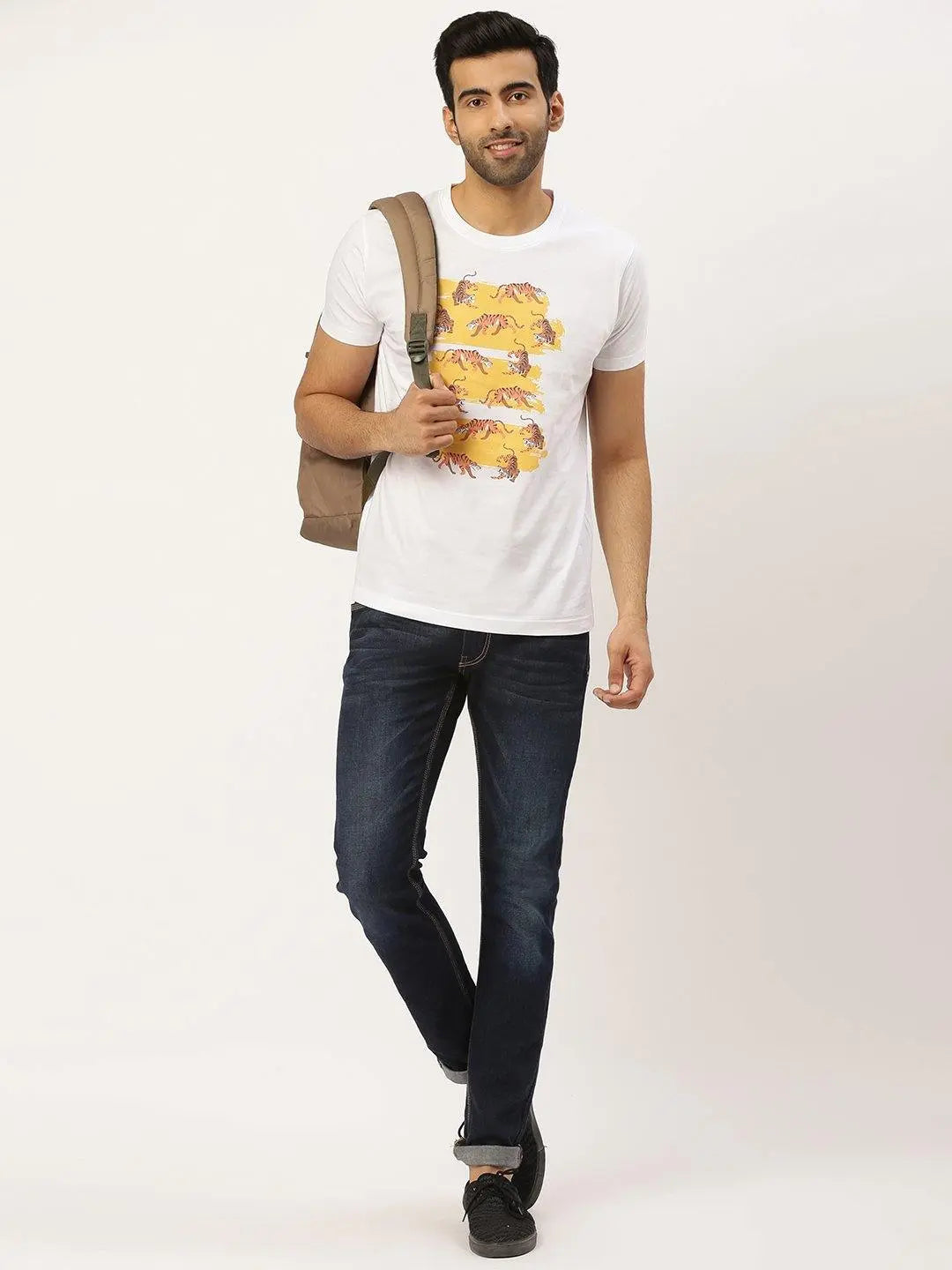 Tigers White T-Shirt - The Chambal