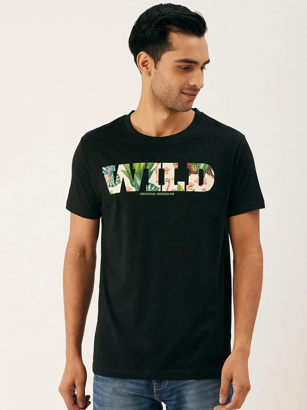 Wild Black T-Shirt - The Chambal