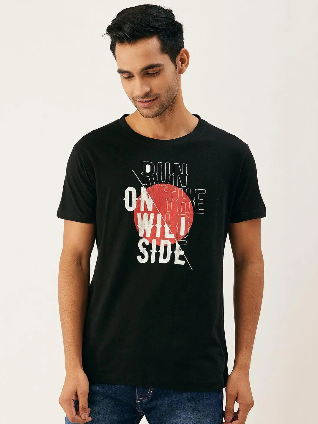 Wild Side Black T-Shirt - The Chambal