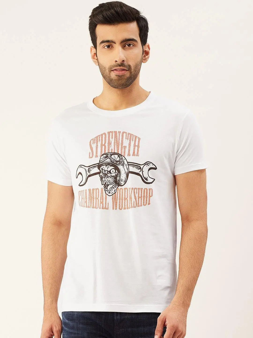 Chambal Workshop White  T-Shirt - The Chambal