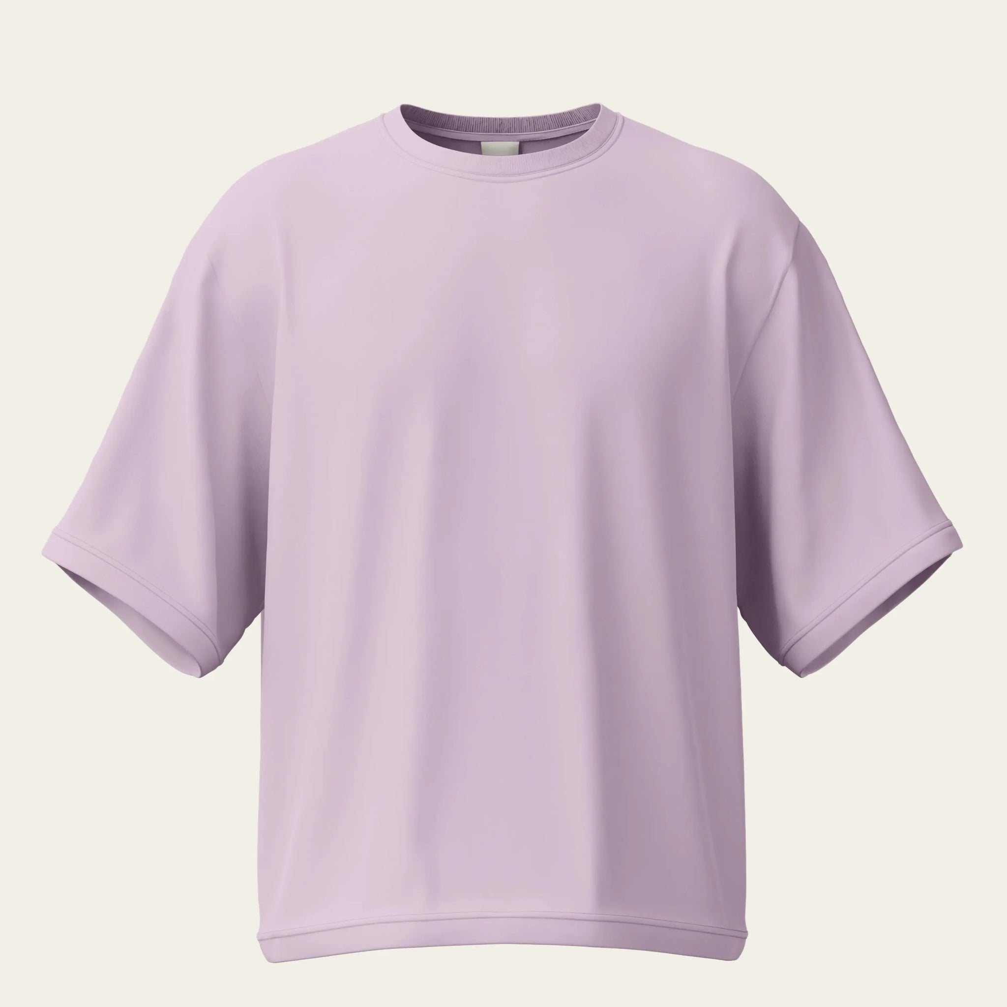 Lavender Oversize Cotton T-Shirt by The Chambal The Chambal