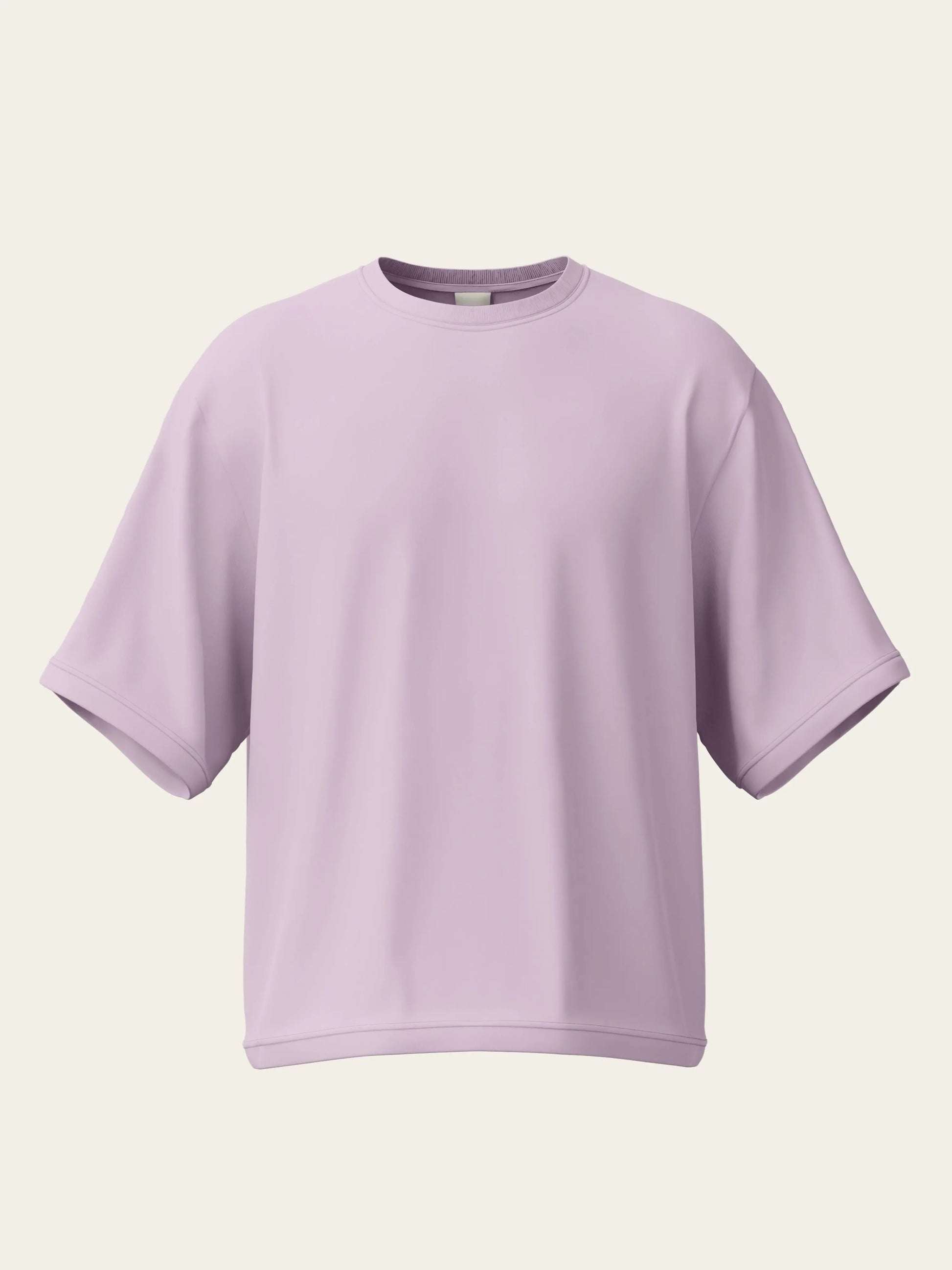 Lavender Oversize Cotton T-Shirt by The Chambal The Chambal