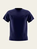 Navy Blue Round Neck T-Shirt The Chambal