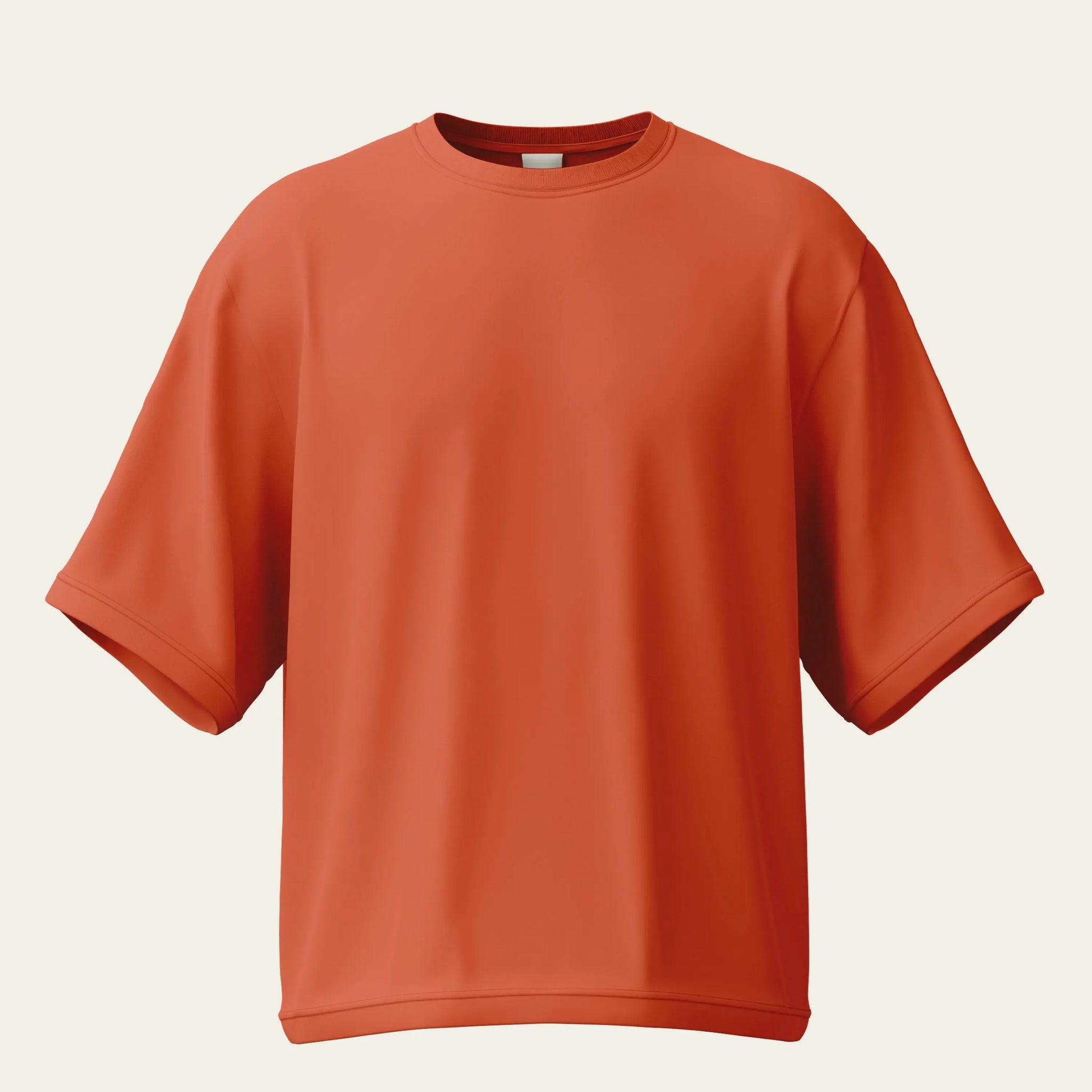 Orange Oversize Cotton T-Shirt by The Chambal The Chambal