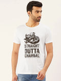 Straight Outta Chambal White T-Shirt - The Chambal