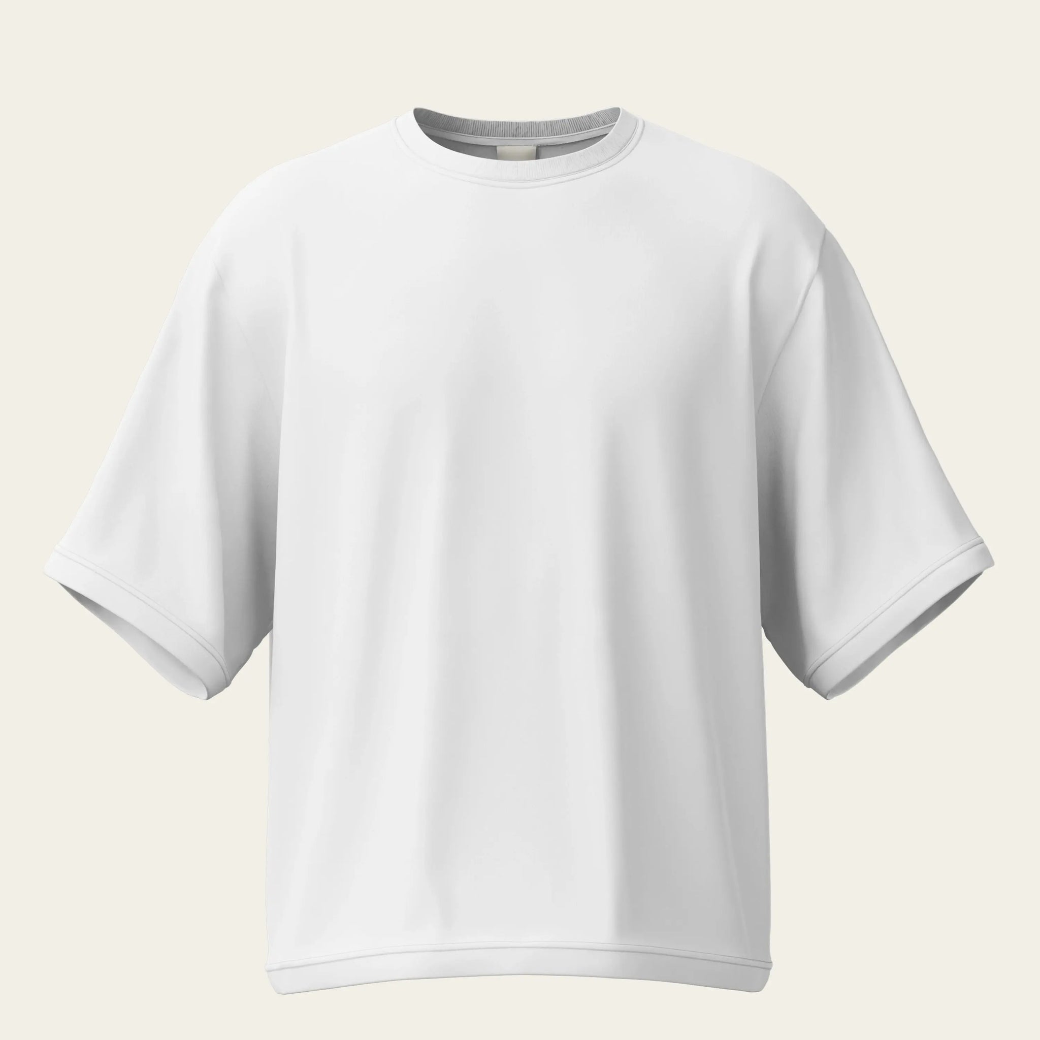 White Oversize Cotton T-Shirt by The Chambal The Chambal