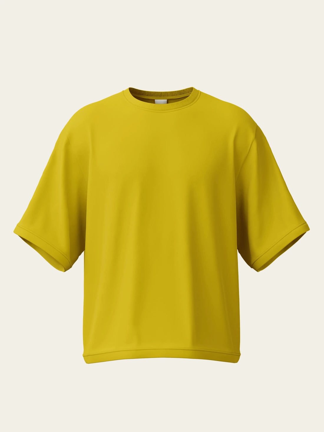 Yellow Oversize Cotton T-Shirt by The Chambal The Chambal