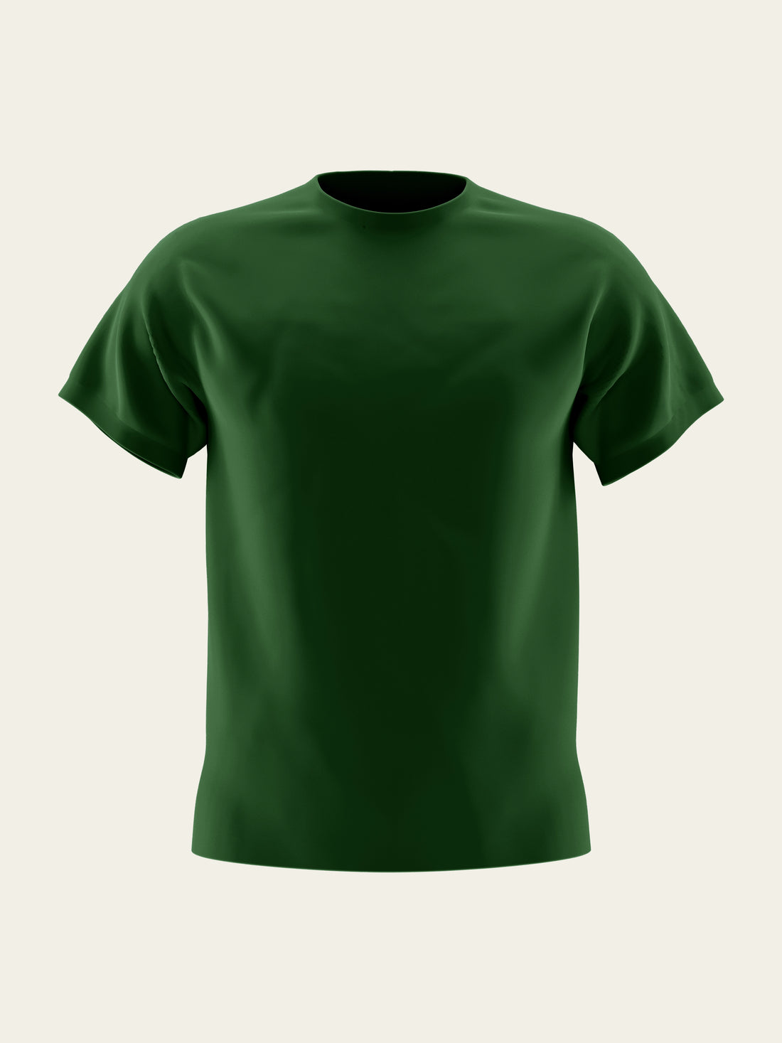 Green Round Neck T-Shirt The Chambal