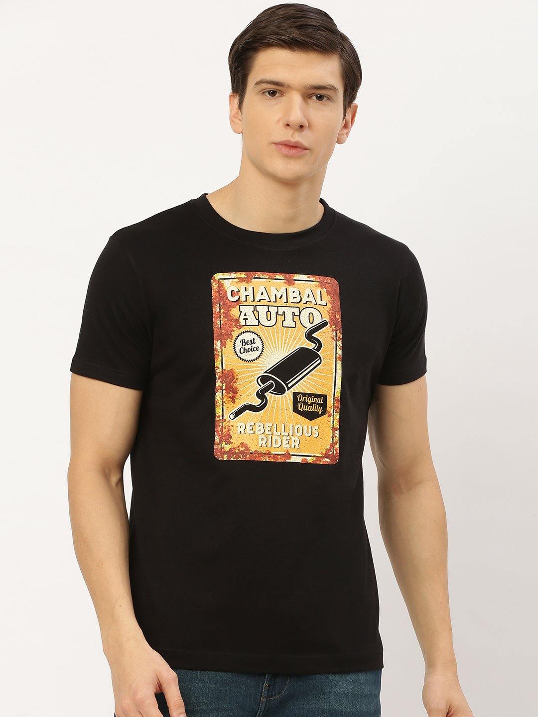 Chambal Auto Black T-Shirt - The Chambal