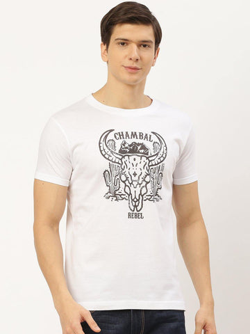 Chambal Head White T-Shirt - The Chambal