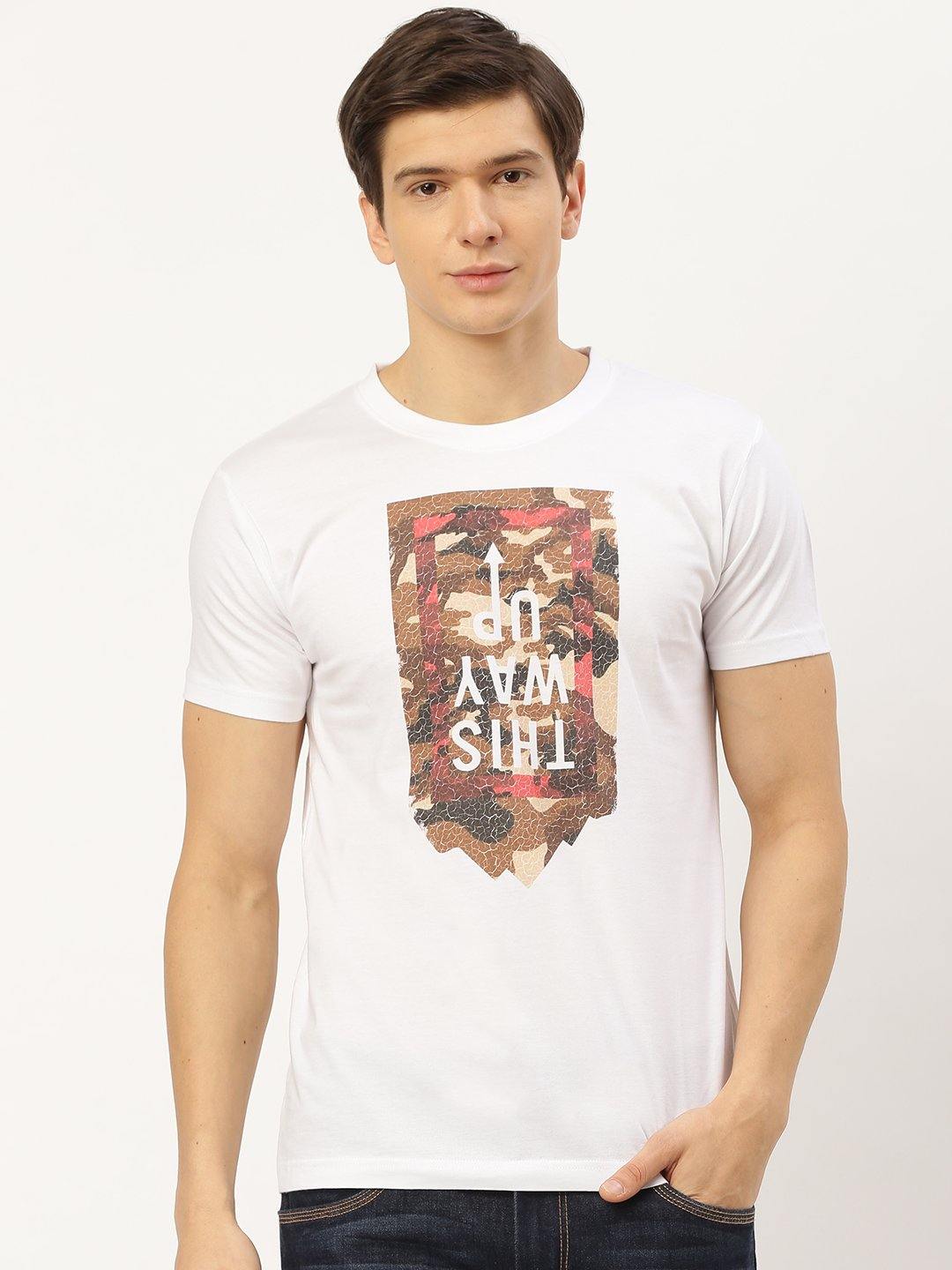 Way Up White T-Shirt - The Chambal