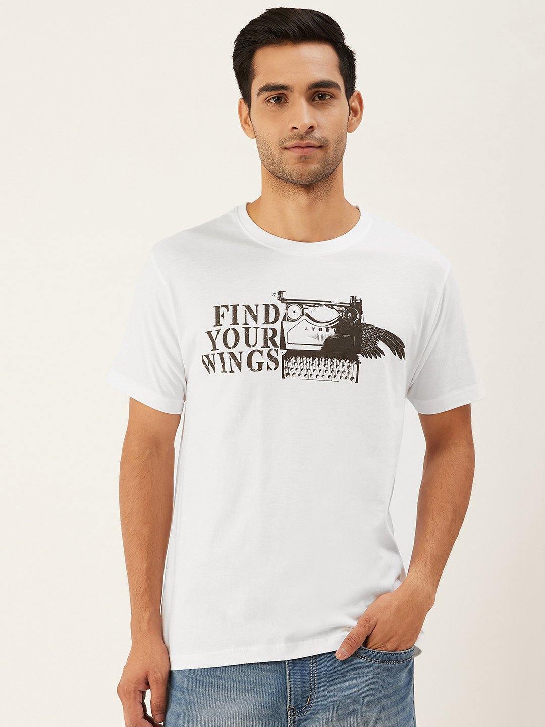 Wings White T-Shirt - The Chambal