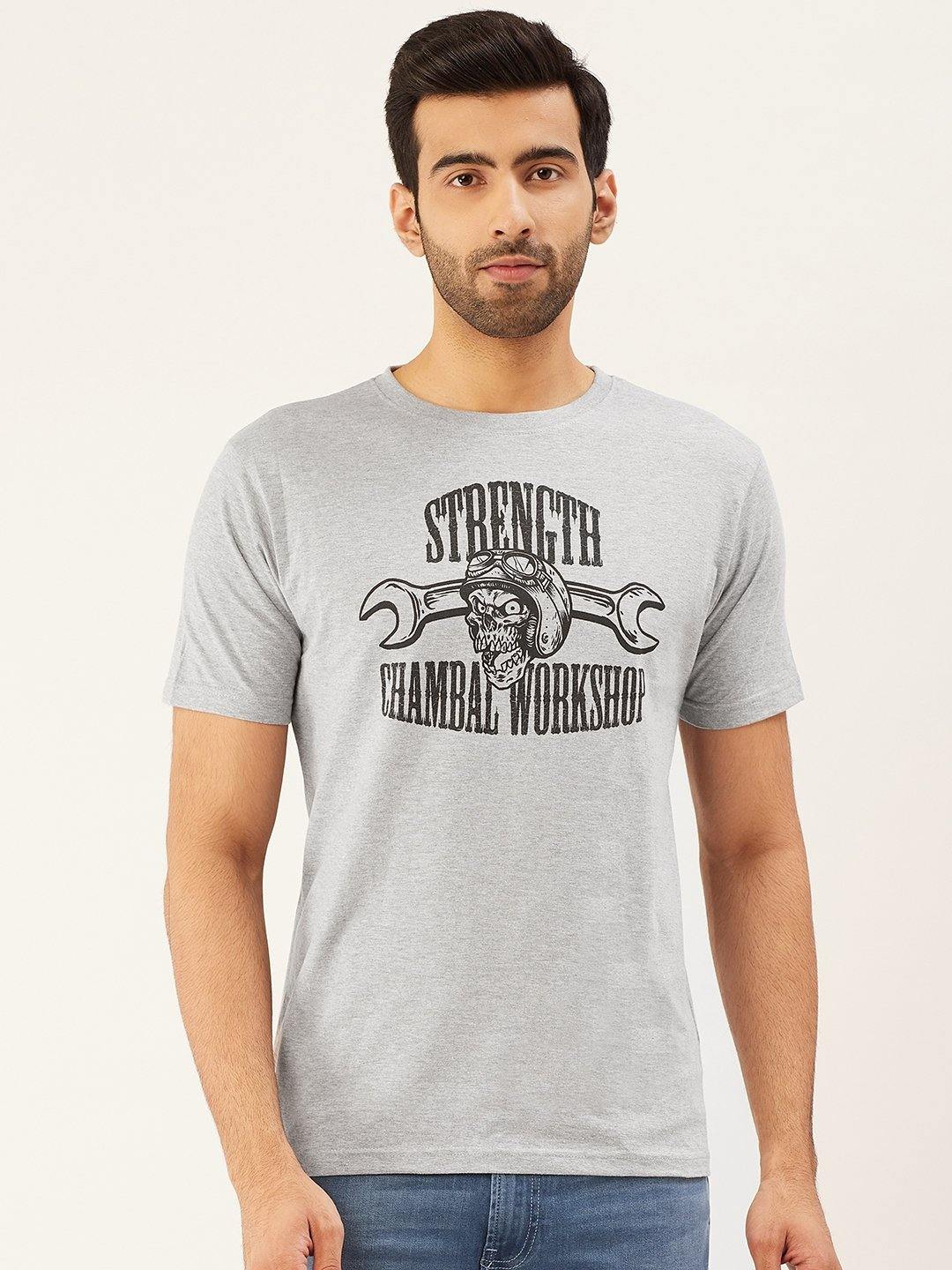 Chambal Workshop Grey T-Shirt - The Chambal