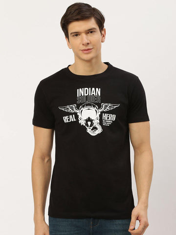 Indian Wings Black T-Shirt - The Chambal