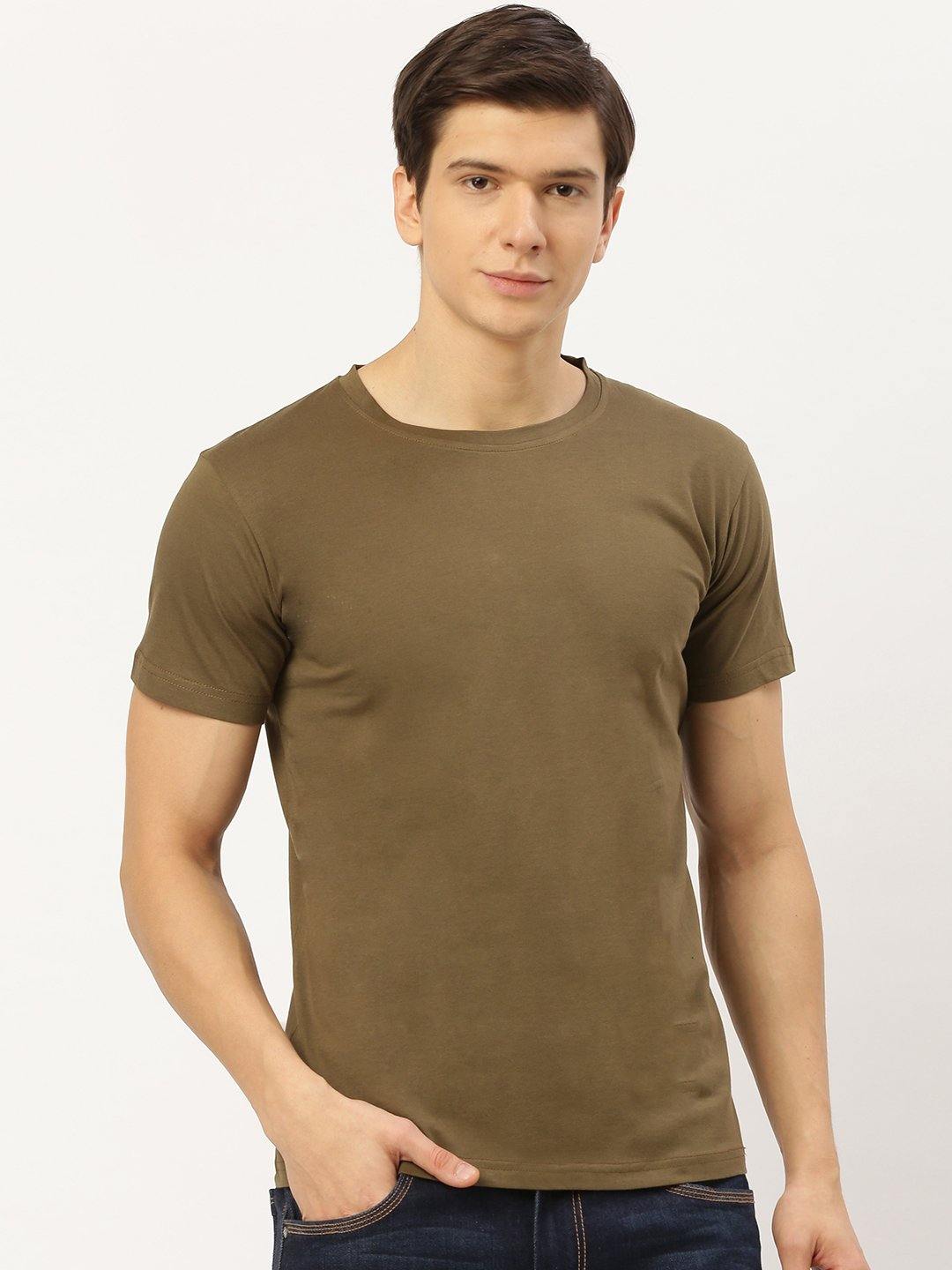 Basic Olive T-Shirt - The Chambal