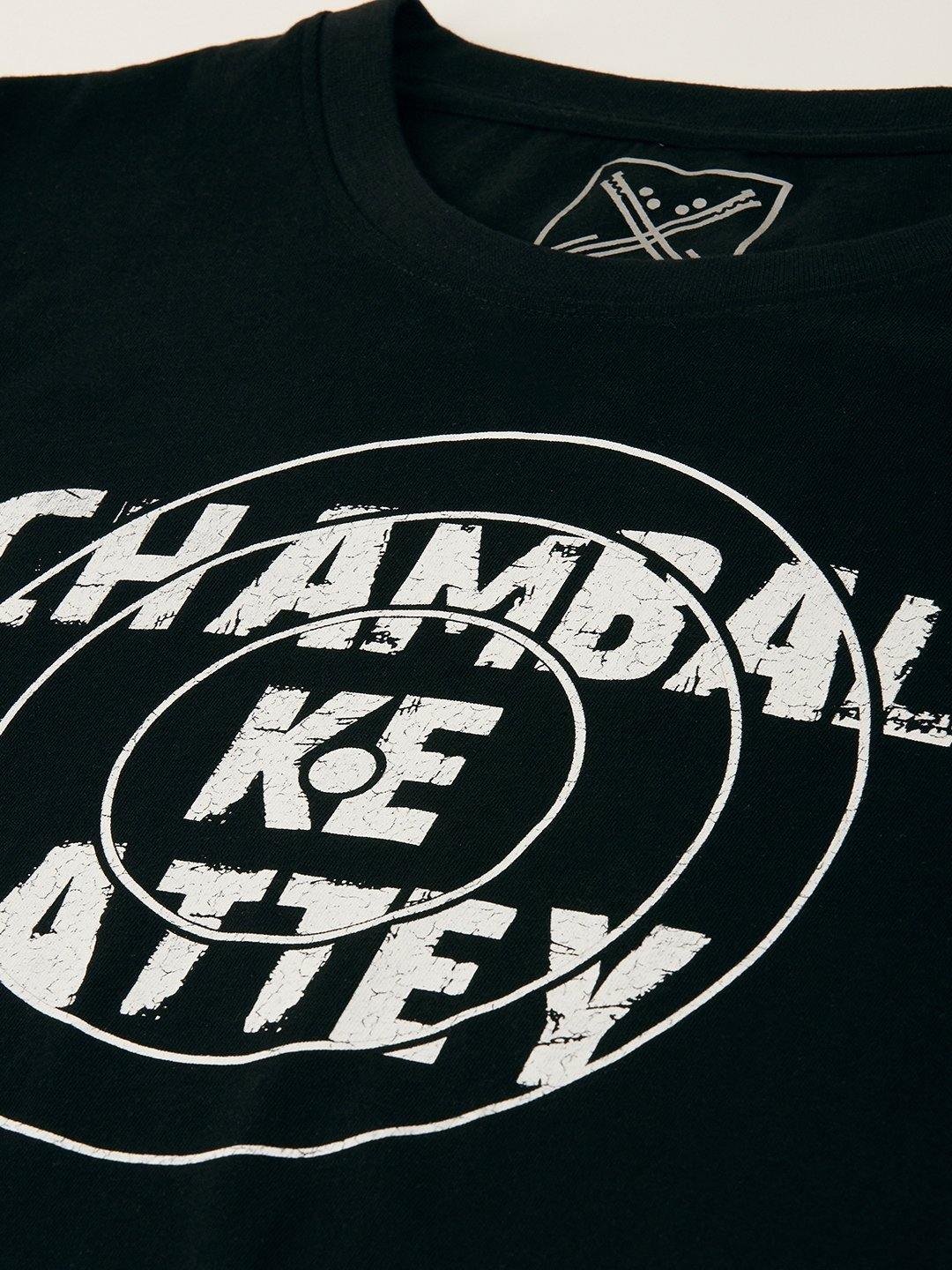 Chambal ke Kattey Black T-Shirt - The Chambal