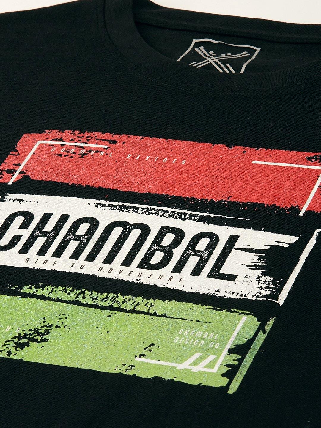 Chambal Indian Black T-Shirt - The Chambal