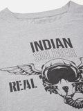 Indian Wings Grey T-Shirt - The Chambal