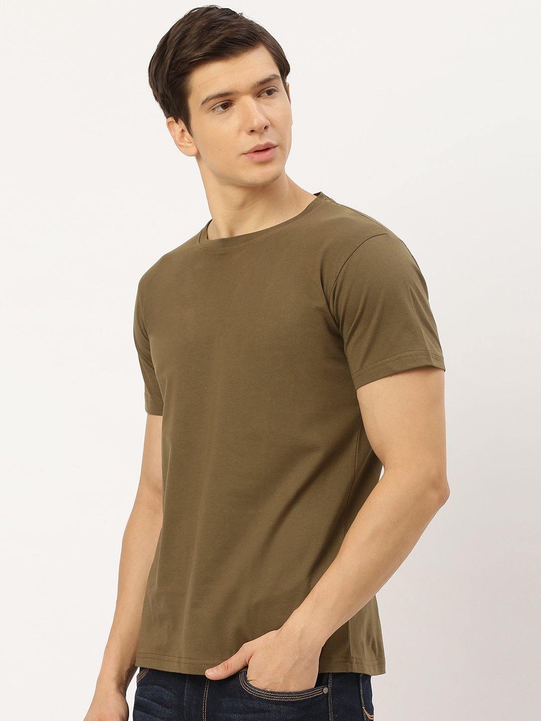 Basic Olive T-Shirt - The Chambal