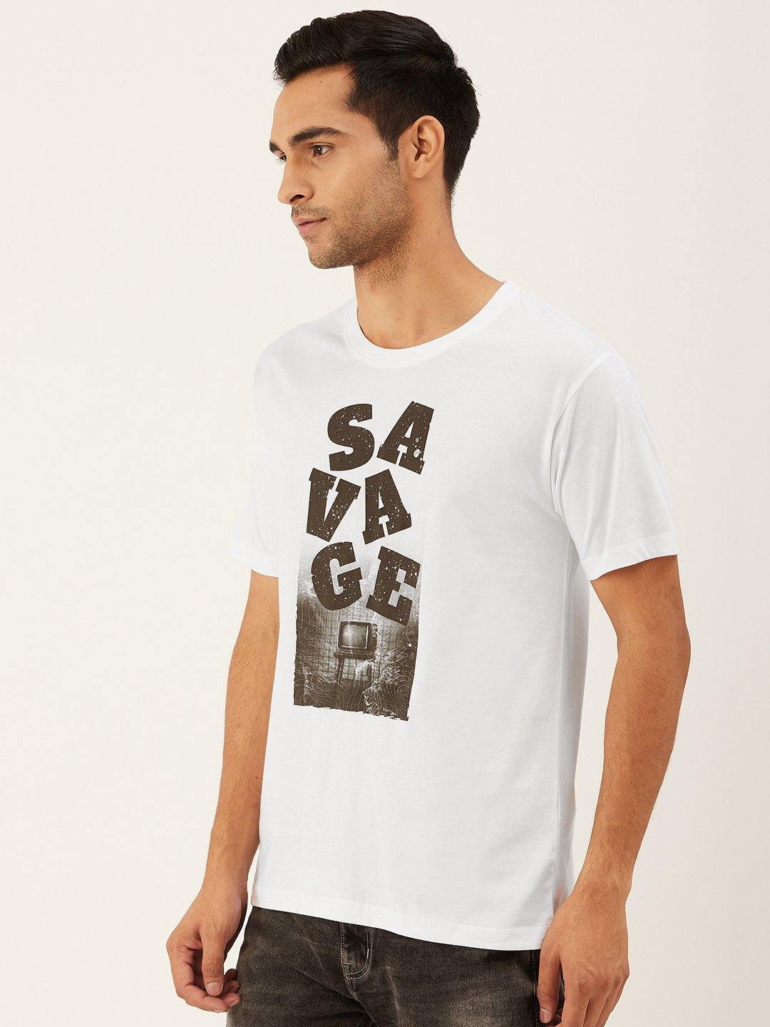 Savage White T-Shirt - The Chambal