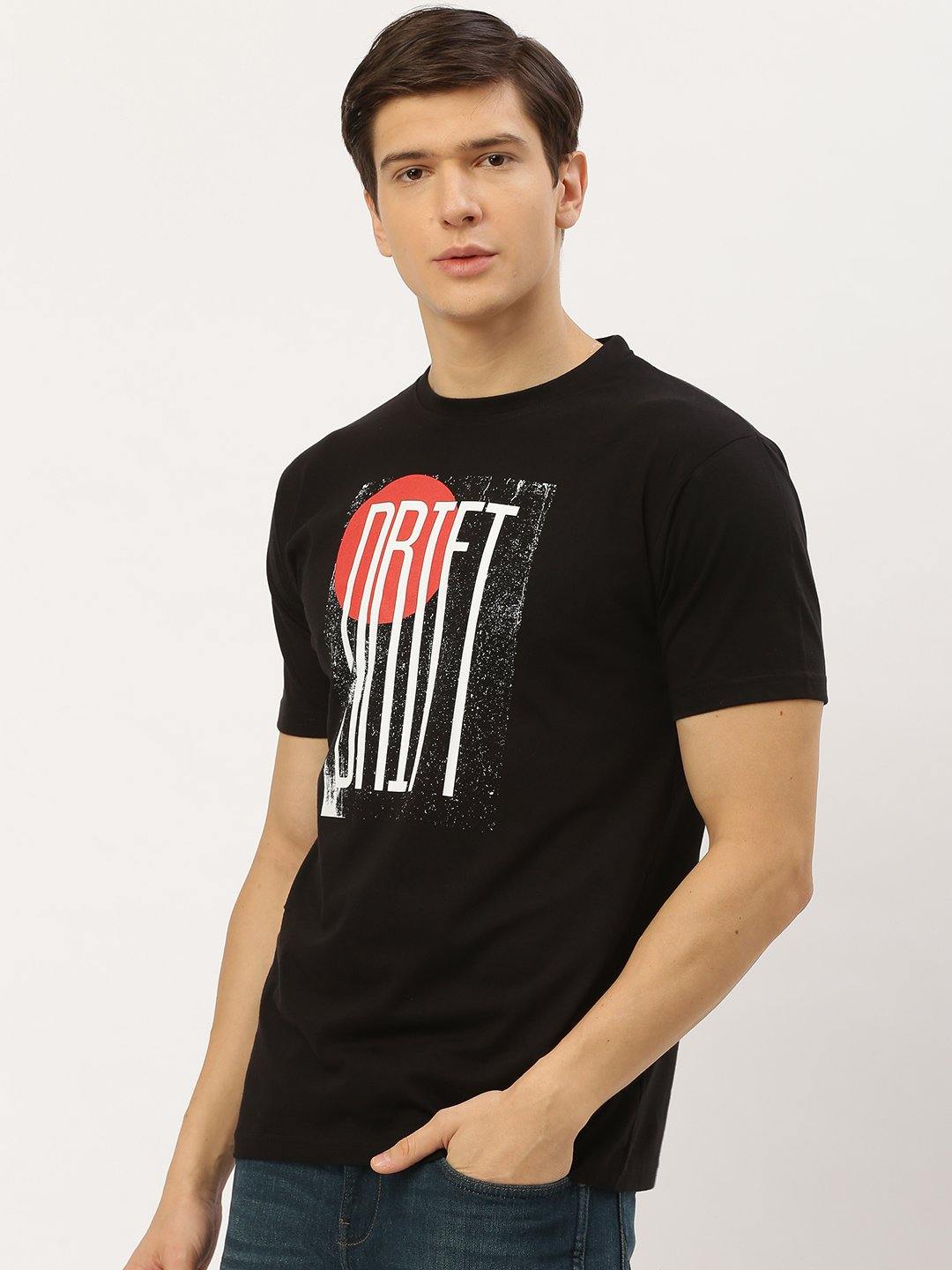 Drift Black T-Shirt - The Chambal