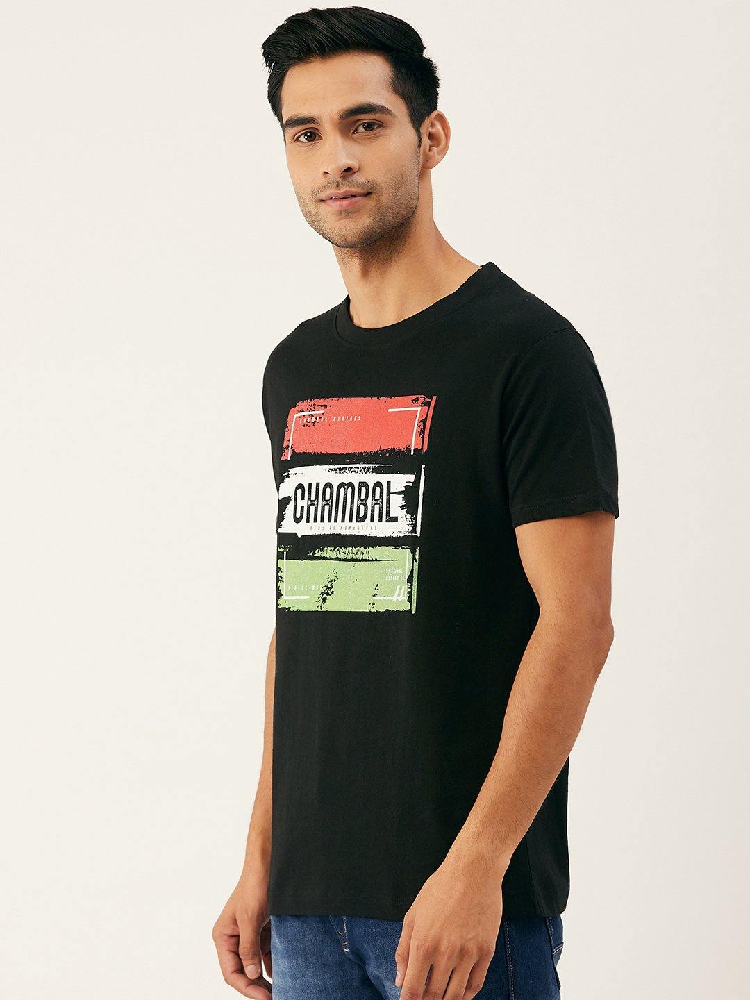 Chambal Indian Black T-Shirt - The Chambal