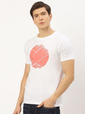 Sliced Moon White T-Shirt - The Chambal