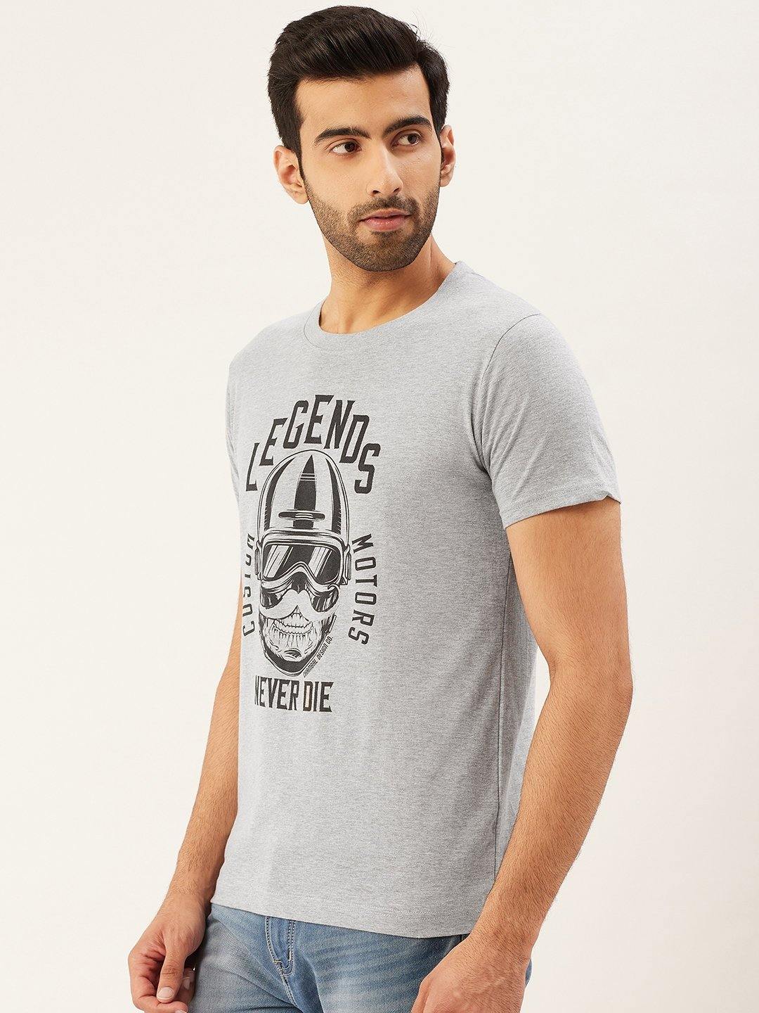 Legends Never Die Grey T-Shirt - The Chambal