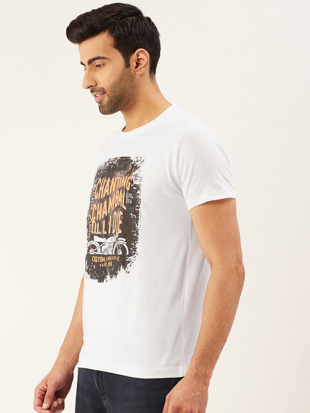 Chanting Chambal White T-Shirt - The Chambal