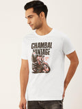 Vintage Biking White T-Shirt - The Chambal