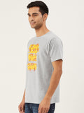 Brave Pattern Grey T-Shirt - The Chambal