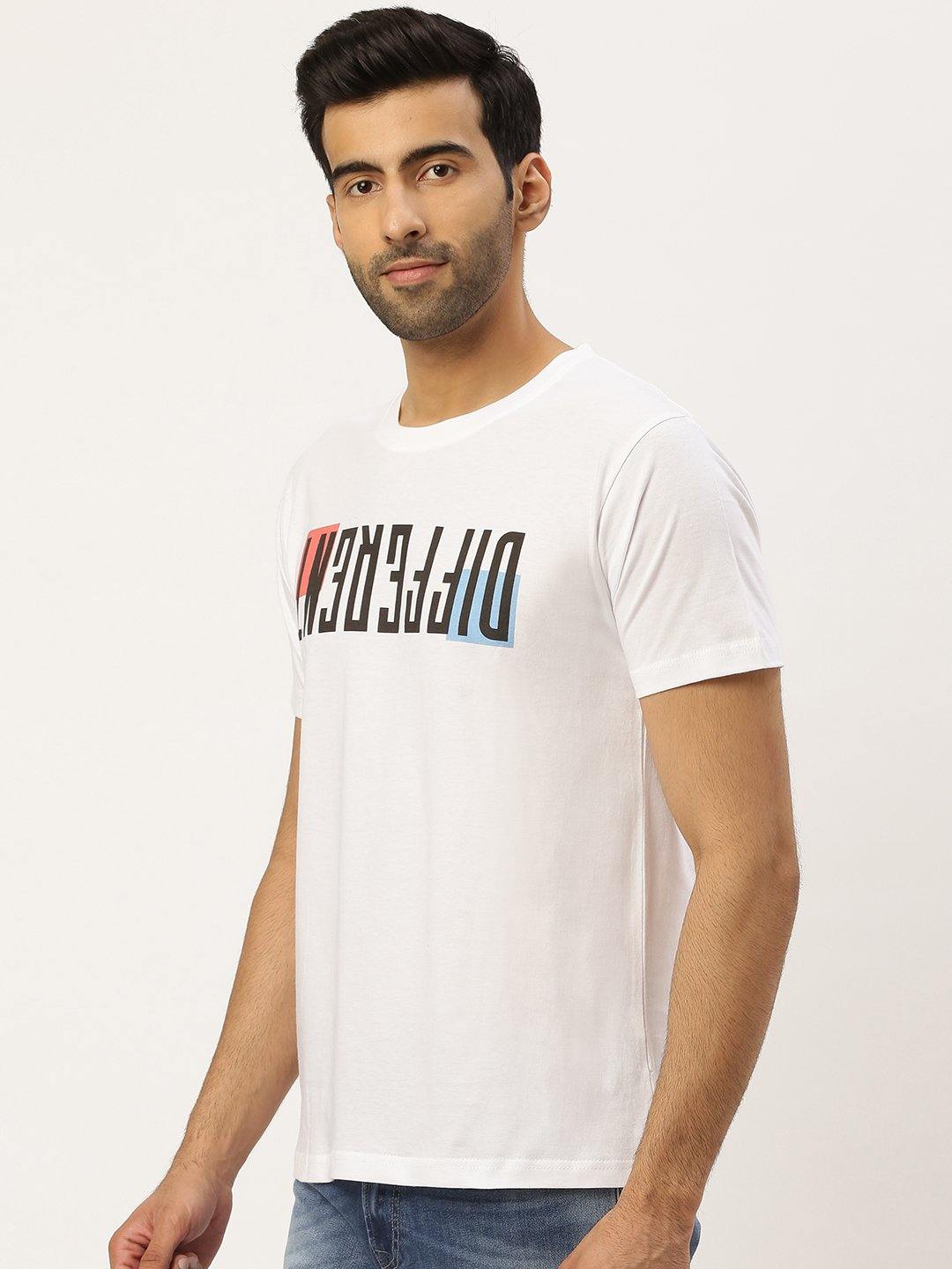 Be Different White T-Shirt - The Chambal