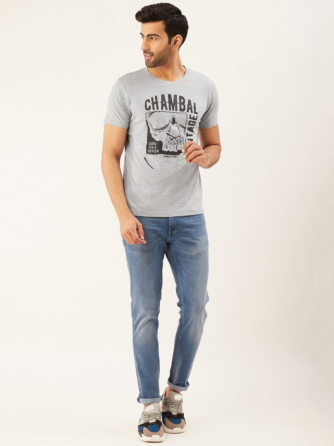 Chambal Vintage Grey T-Shirt - The Chambal