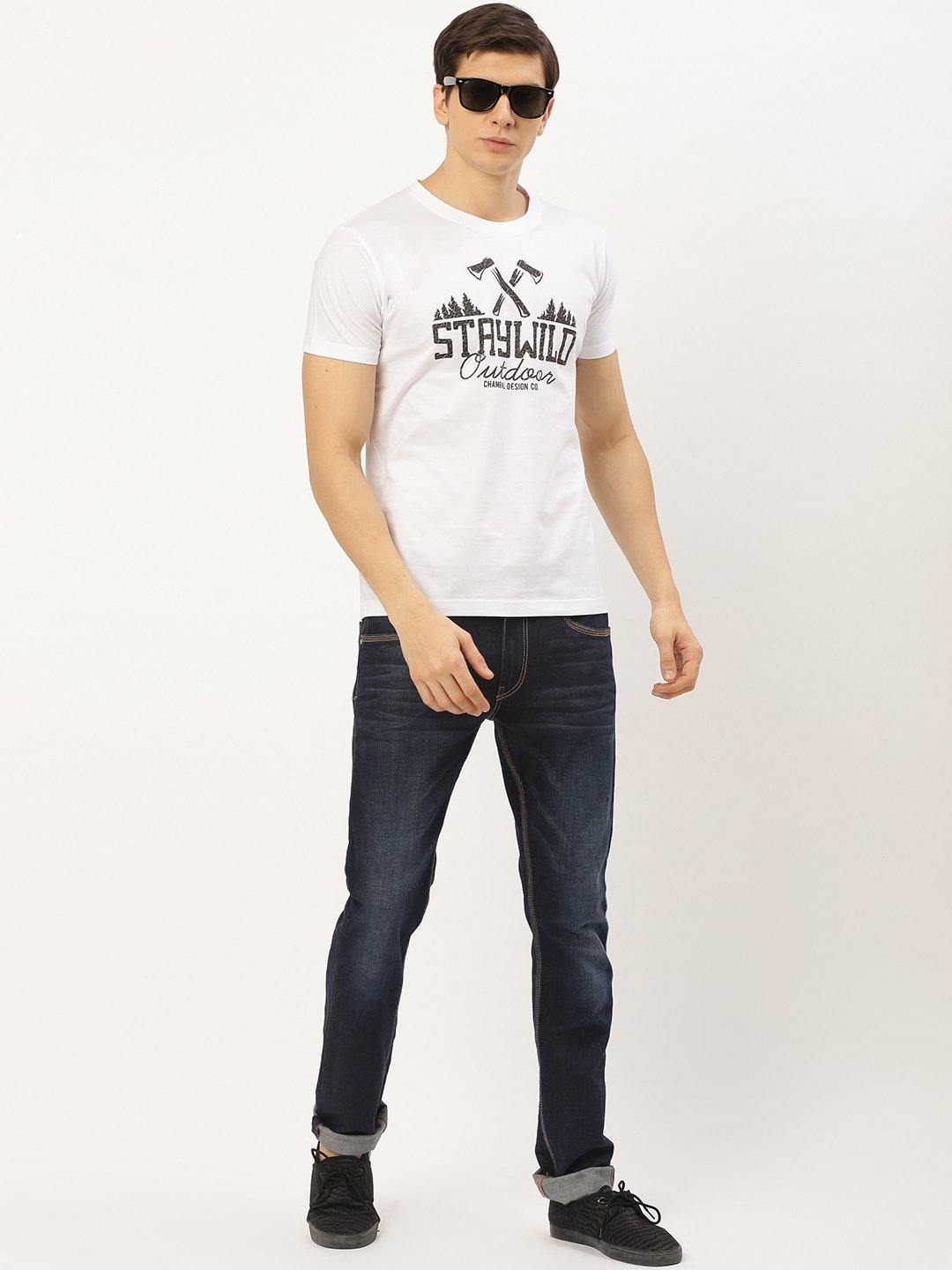 Staywild White T-Shirt - The Chambal