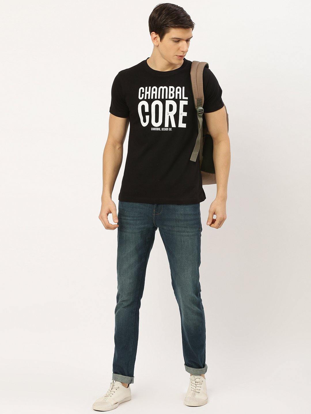 Chambal Core Black T-Shirt - The Chambal