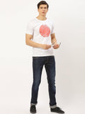 Sliced Moon White T-Shirt - The Chambal