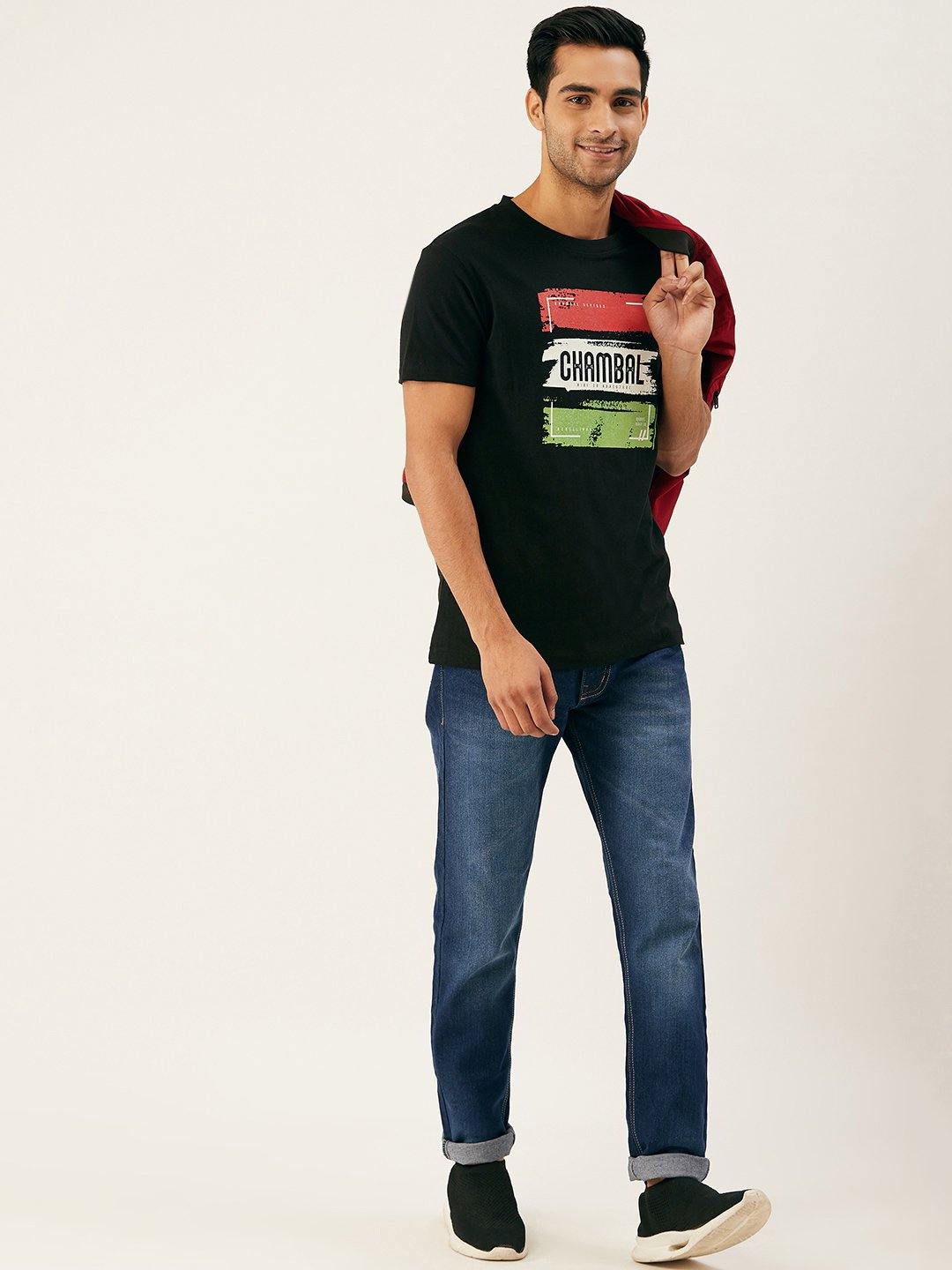 Chambal Indian Black T-Shirt - The Chambal