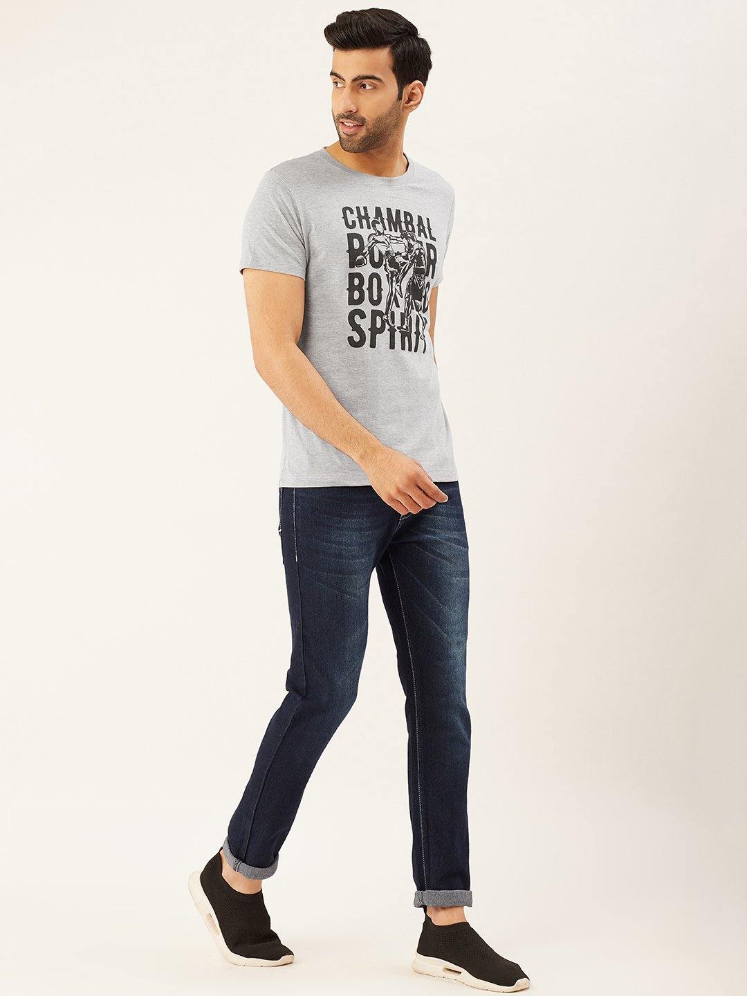 Boxing Spirit Grey T-Shirt - The Chambal