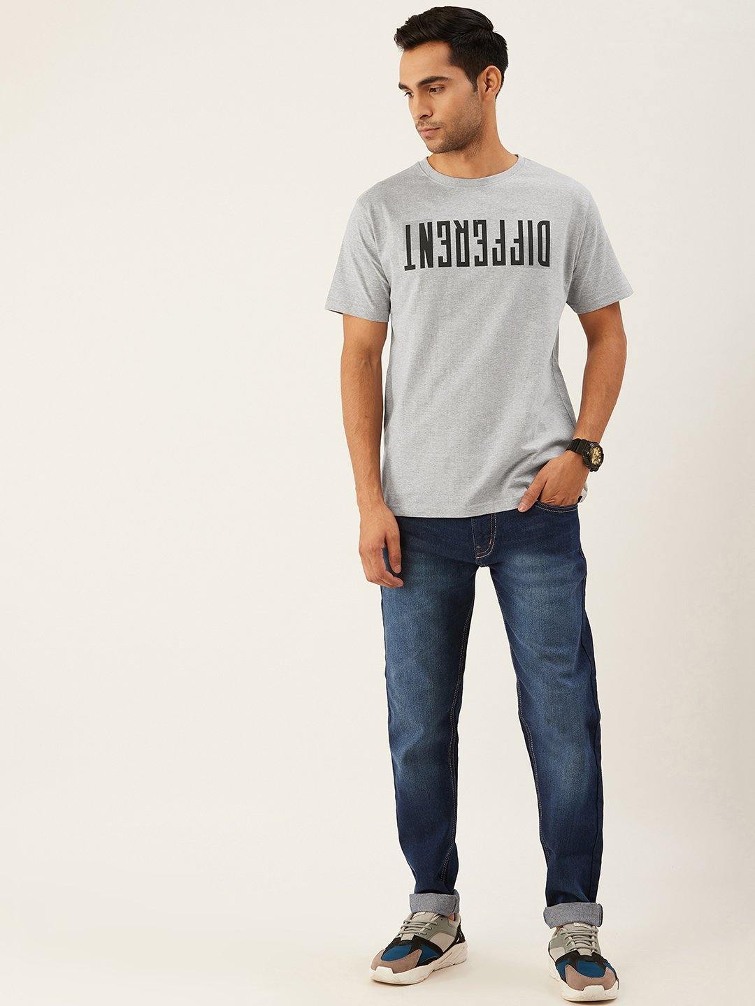 Be Different Grey T-Shirt - The Chambal